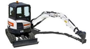 BOBCAT E26 MINI EXCAVATOR TRACKHOE