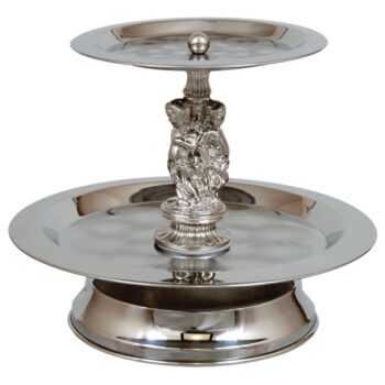 TRAY, 2 TIER STAINLESS 10"/15"